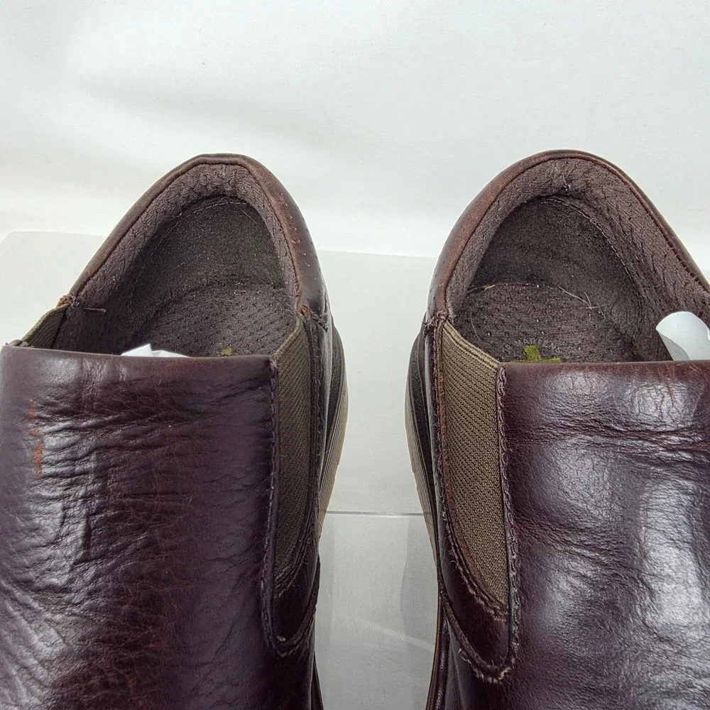 Dr. Martens Orson Mens Size 10 Slip On Loafers Brown Leather AirWair Shoes Good